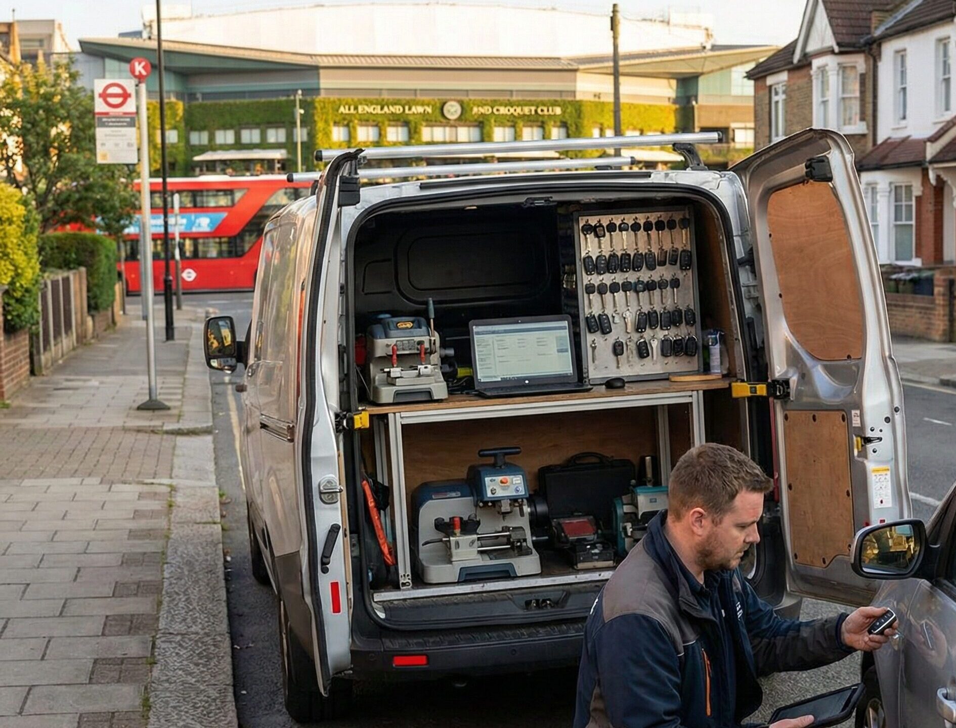Auto locksmith Wimbledon mobile key replacement service