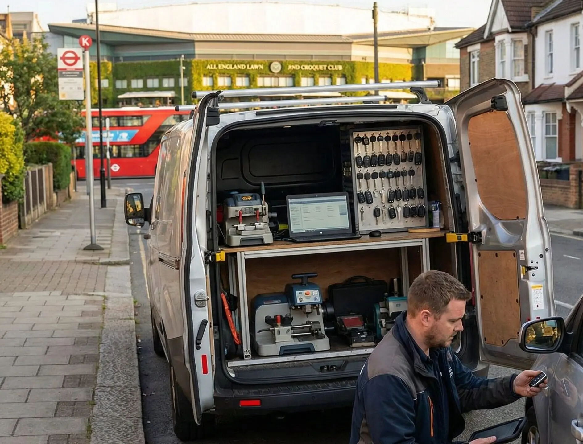 Auto locksmith Wimbledon mobile key replacement service