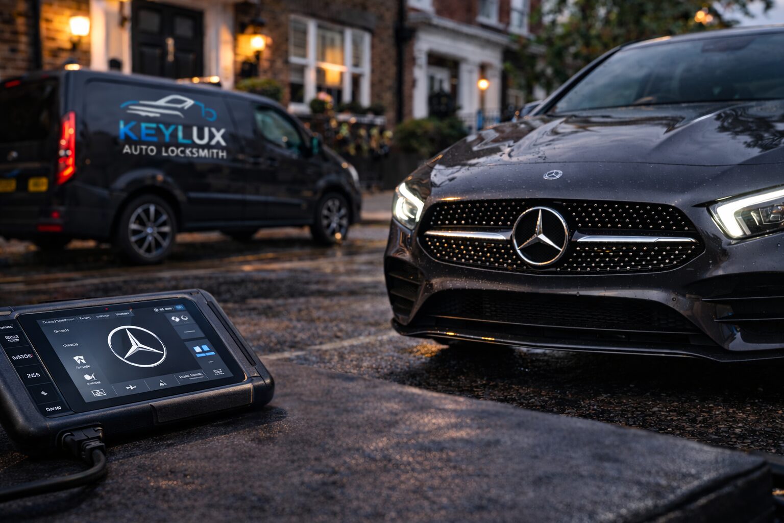 Mercedes car key replacement London mobile locksmith